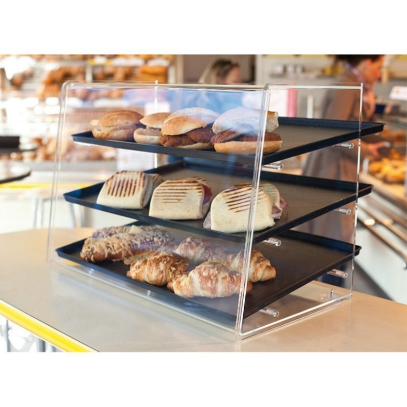 Lightweight Easy Handle Strong Stability Smooth Edges Acrylic Display Rack