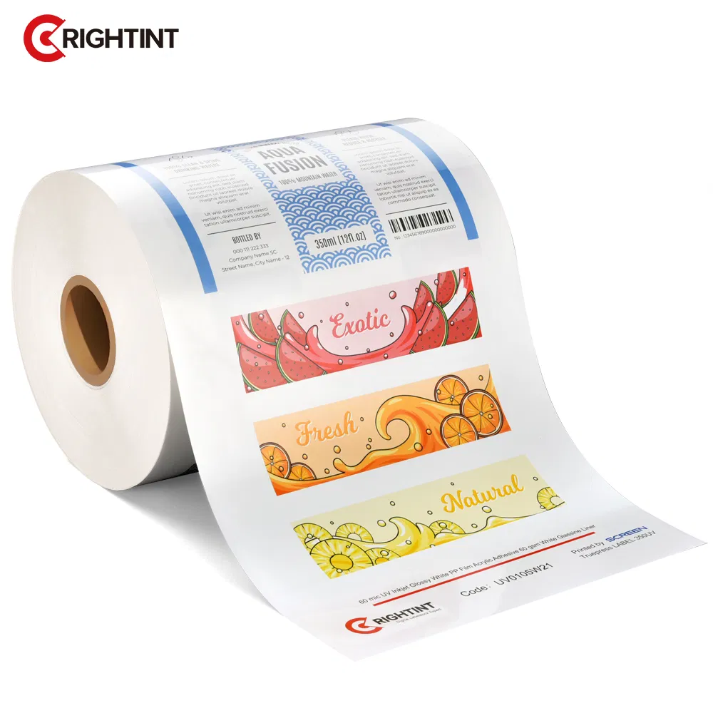 Glossy White BOPP Film for UV Inkjet Durable Label Vinyl