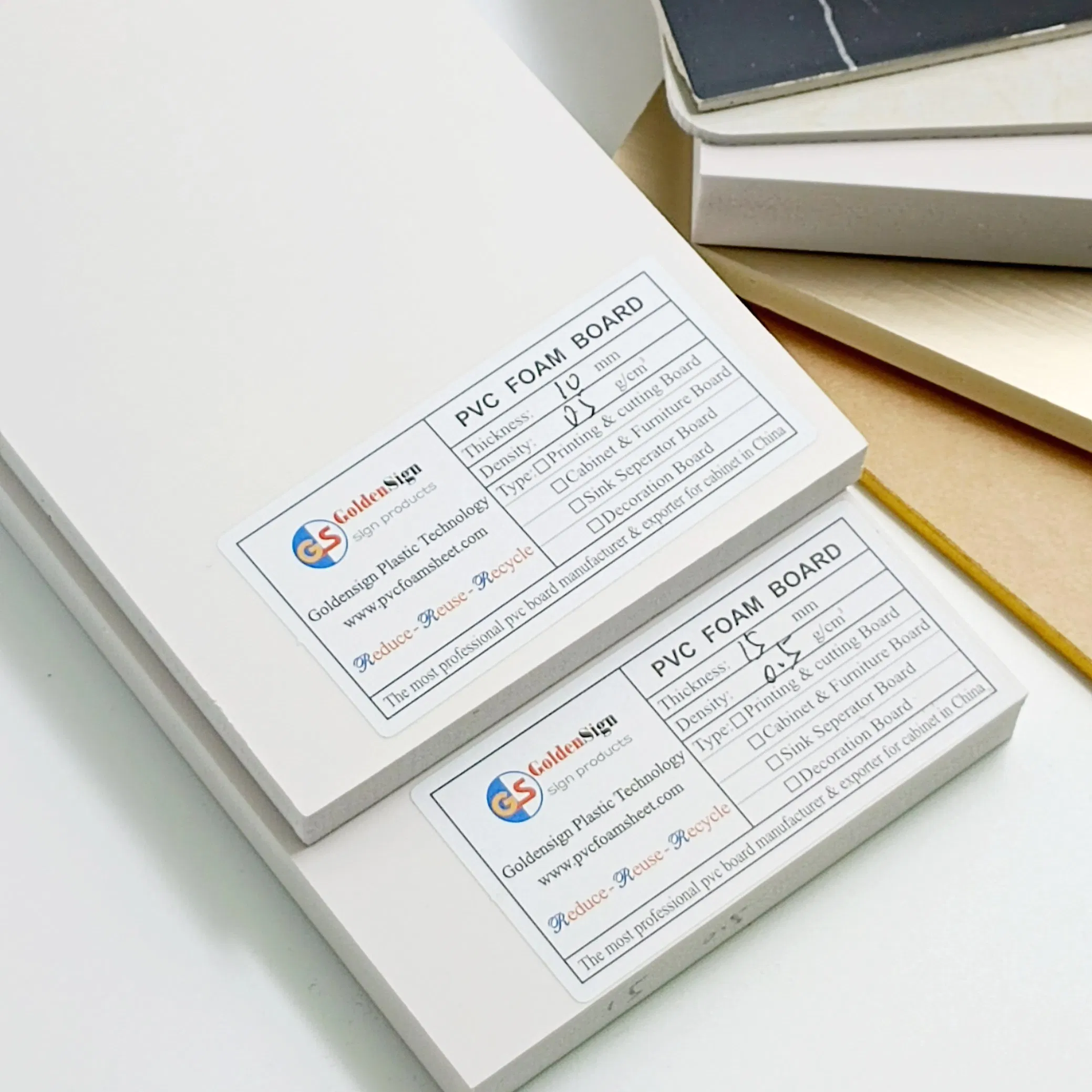 Goldensign Foamex Board 15mm White Sheet PVC Foam Board Furniture Sheet