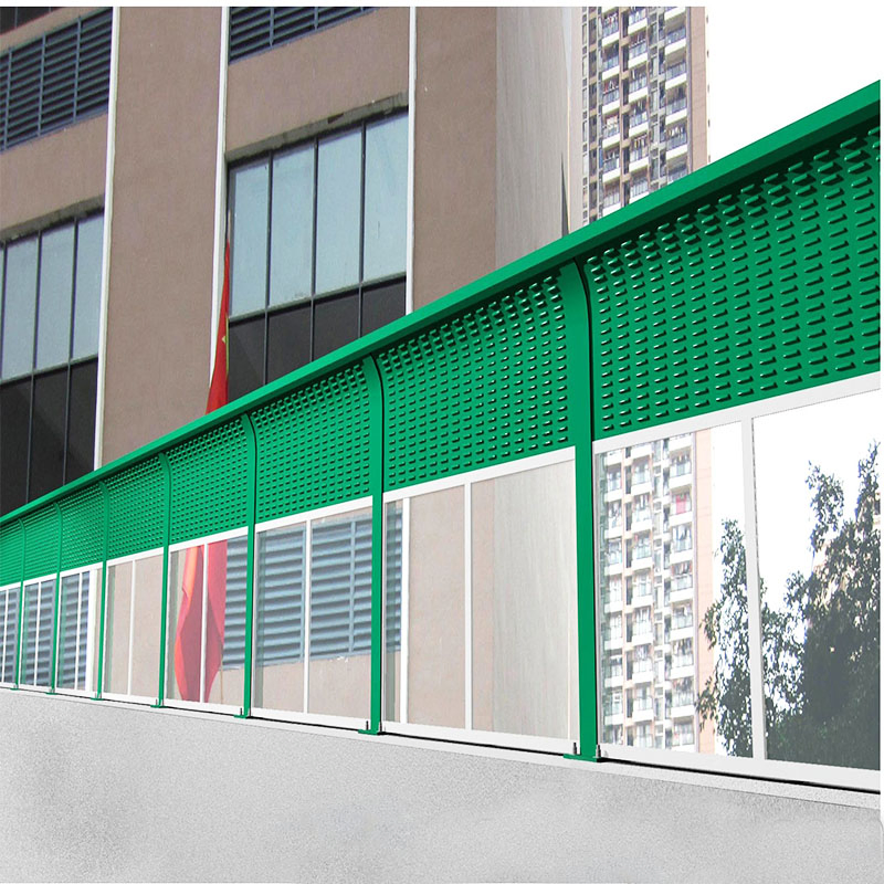 Large Acoustic Highways Perforated Metal Acoustic Panels Sound Barriers Fence