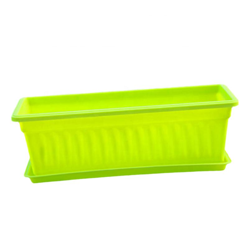 Wholesale Garden Decor Rectangle Flower Planter 32 Cm Plastic Plant Pots