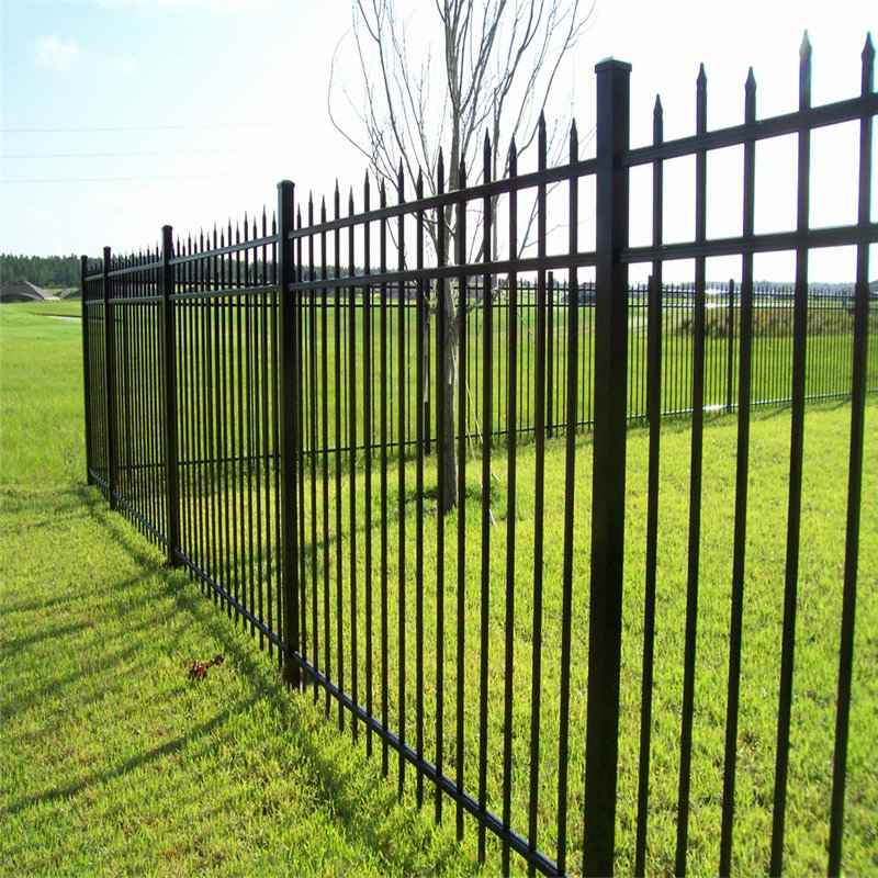 Customized Powder Coated Fence Post Galvanized Stainless Steel Security Fence