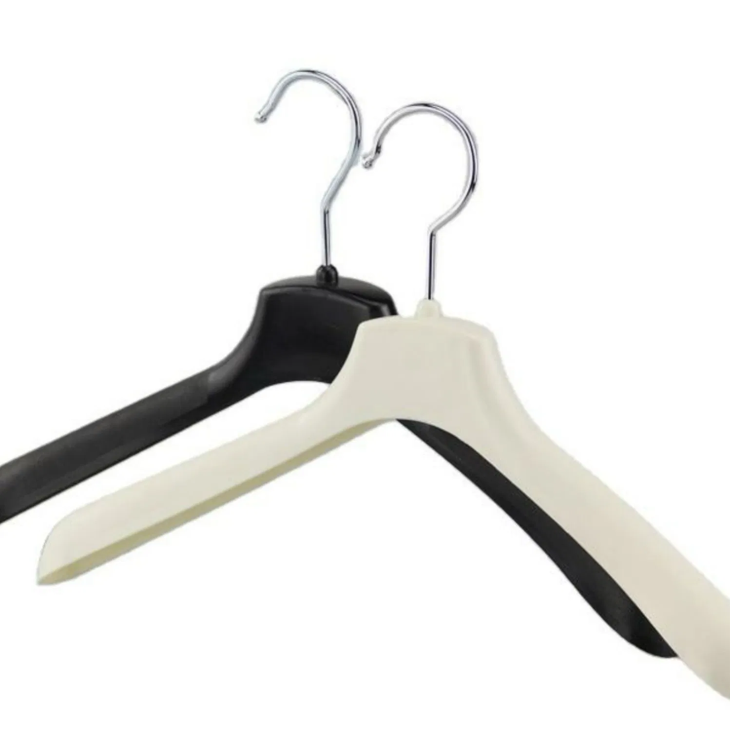 Large Size Plastic Garment Hanger for Oversized Clothing and Plus Size Apparel