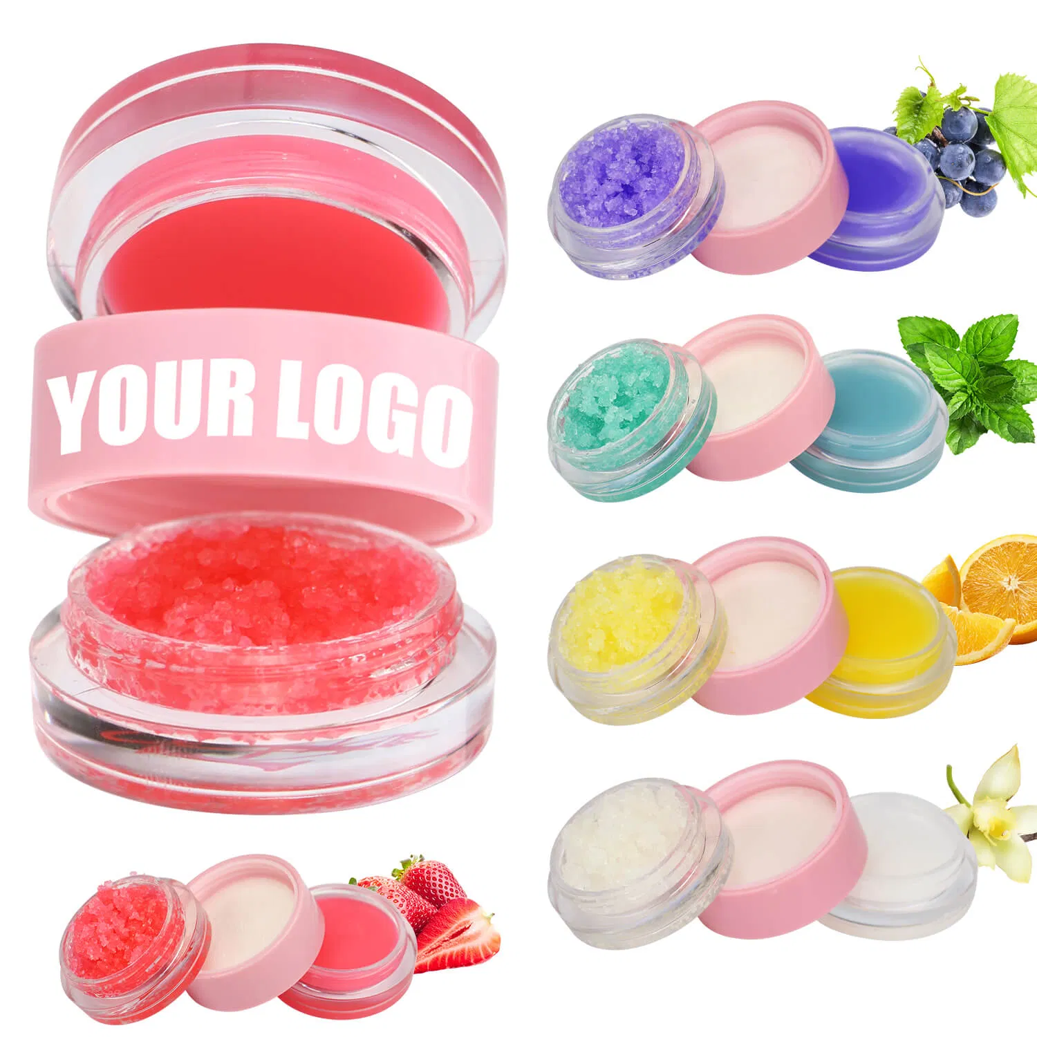 OEM Moisturizing Lip Scrub with Custom Logo