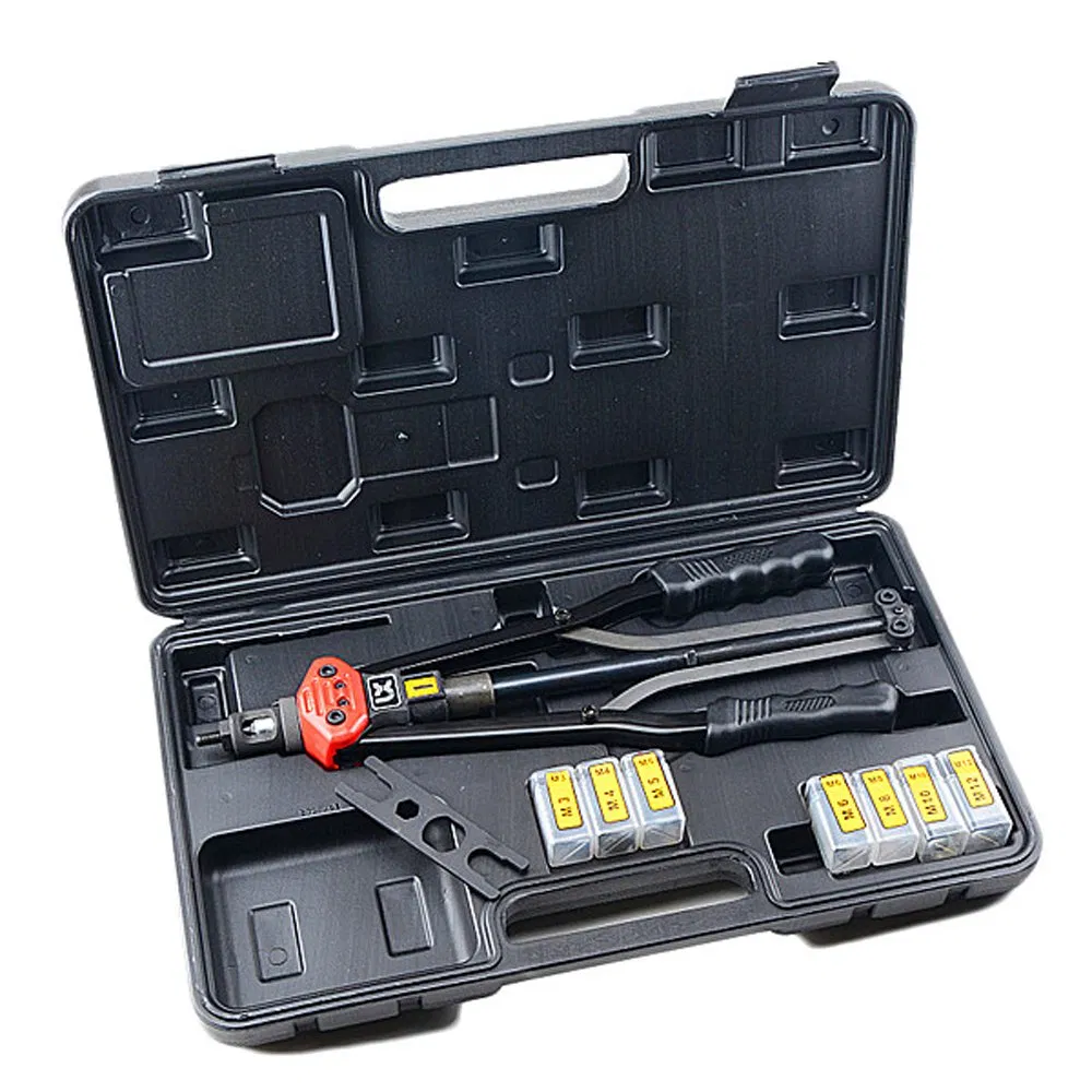 Bt-607 Professional Heavy Duty Hand Rivet Nuts Gun Available for M3-M12 Hand Riveter Threaded Insert Tool Rivet Gun Cordless Riveter