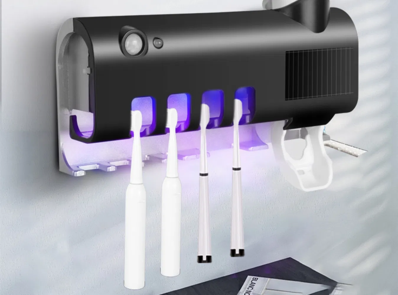 Wholesale Best Selling Air-Drying Bathroom Accessories Toothbrush UV Sanitizer Holders