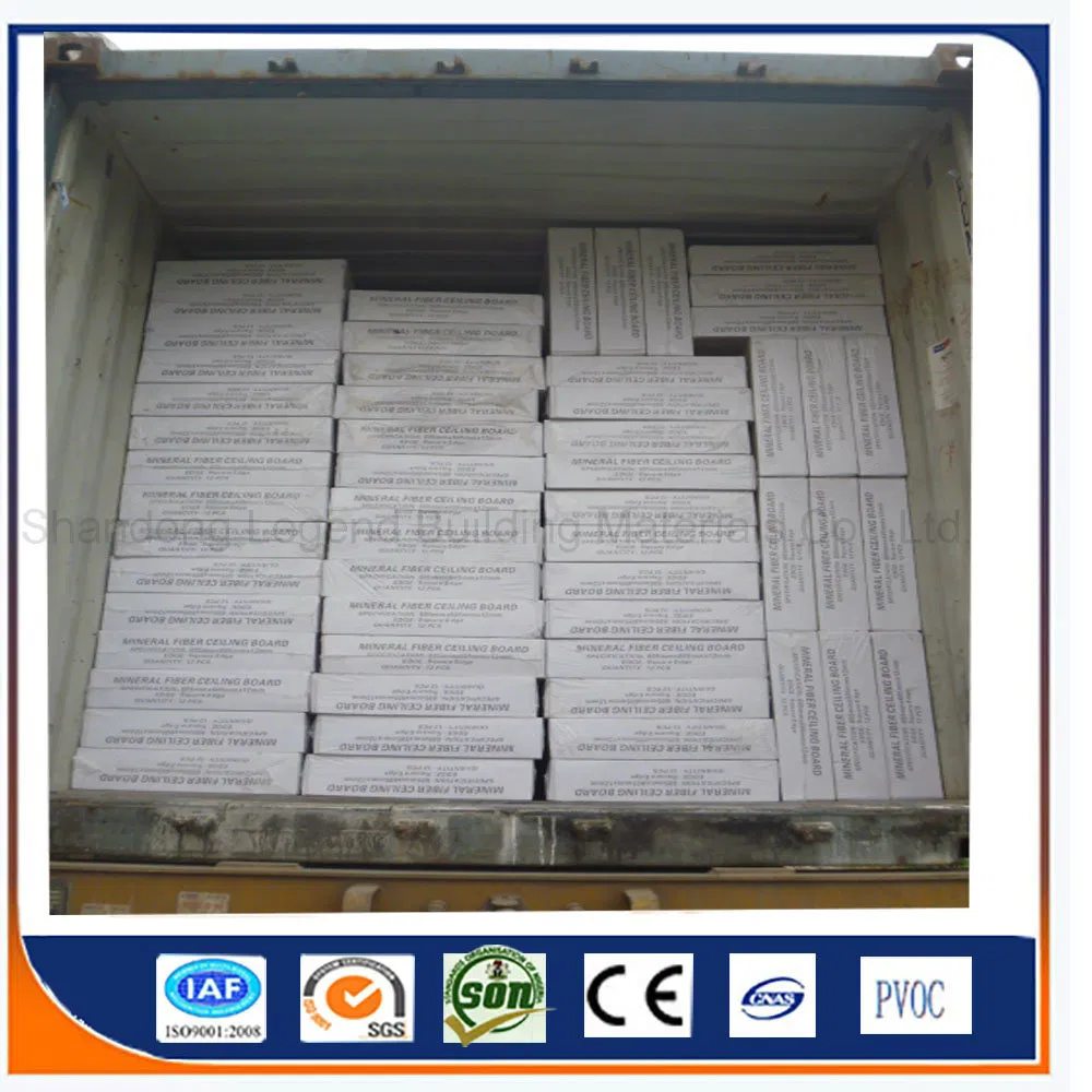 Suspended Mineral Fiber Ceiling Board/Minearl Wool Board