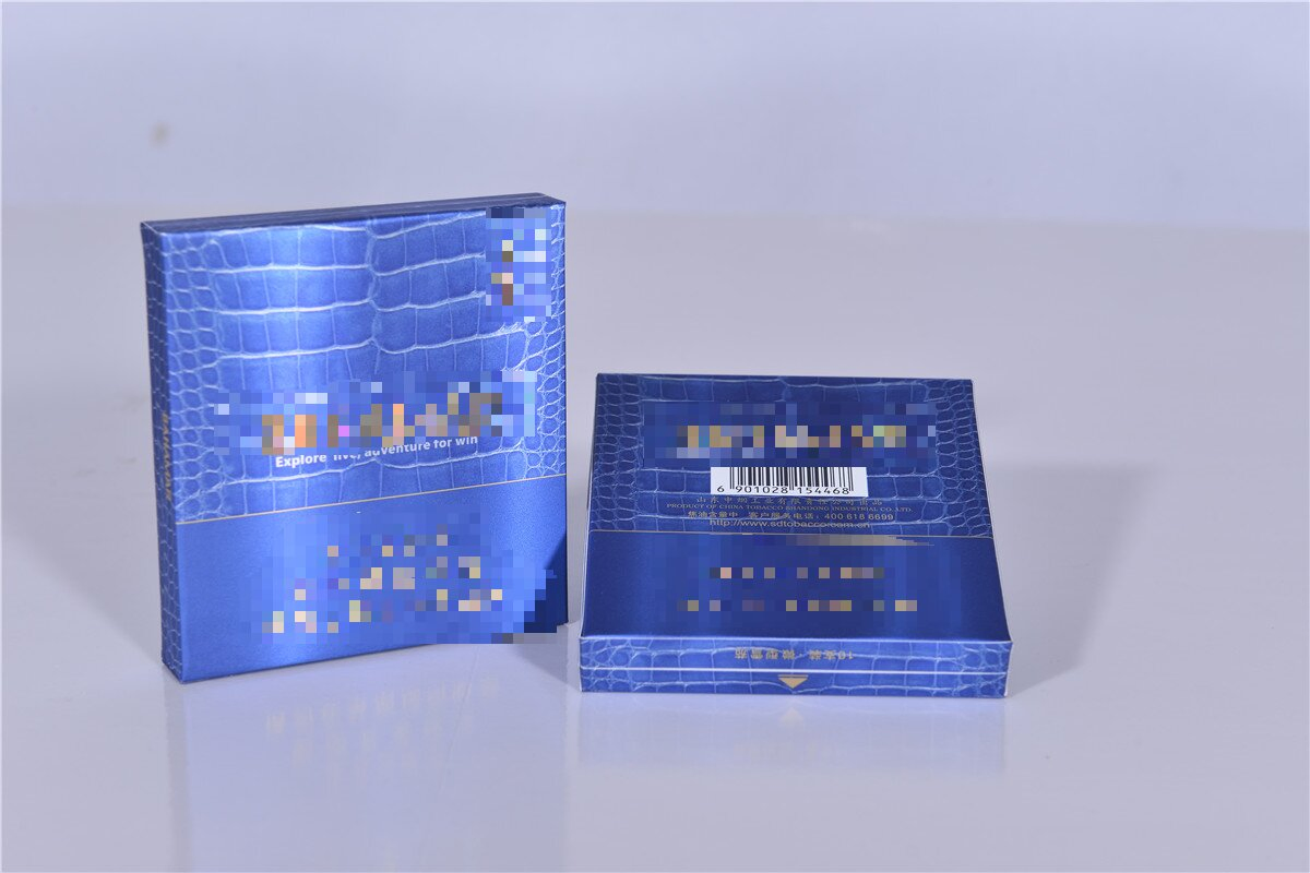 Custom Printed Paperboard Cardboard Cigarette Box Packaging Case Disposable Paper Box for Cigarette