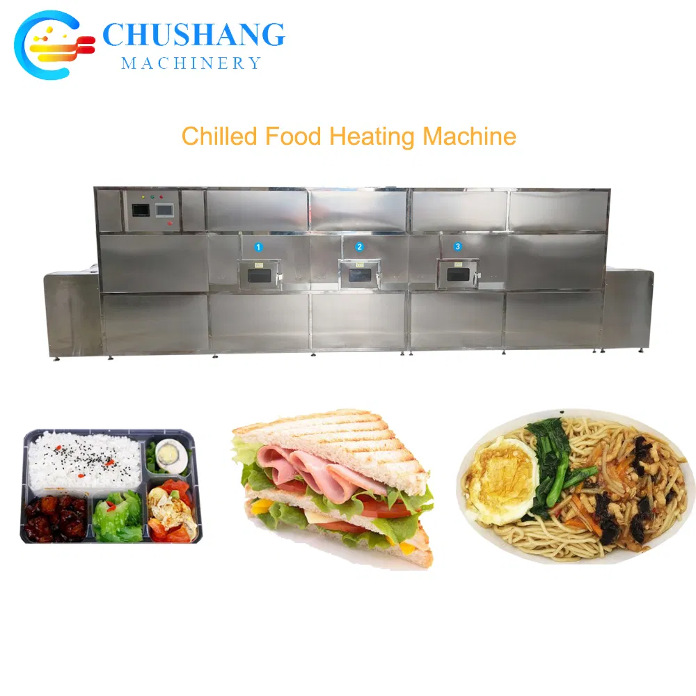 Tunnel Microwave Heating Oven for Chilled Food