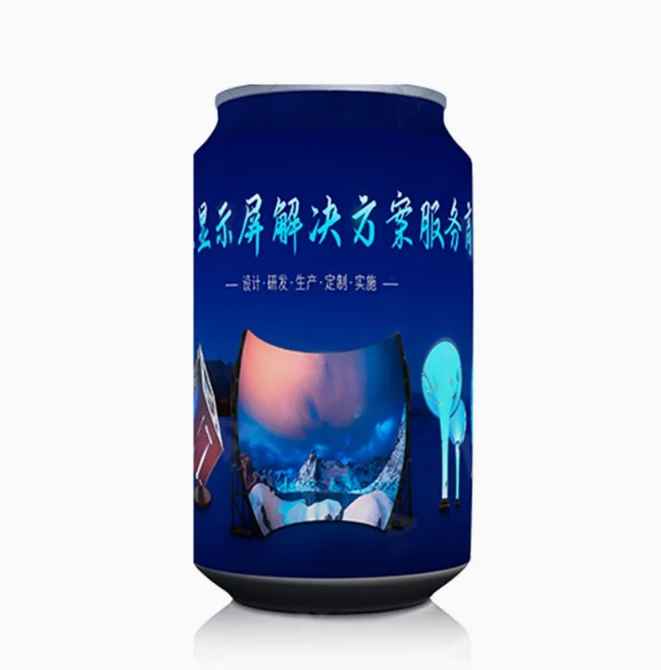 2025 Customized Flexible Ring-Pull Creative Can LED Screen Video Display