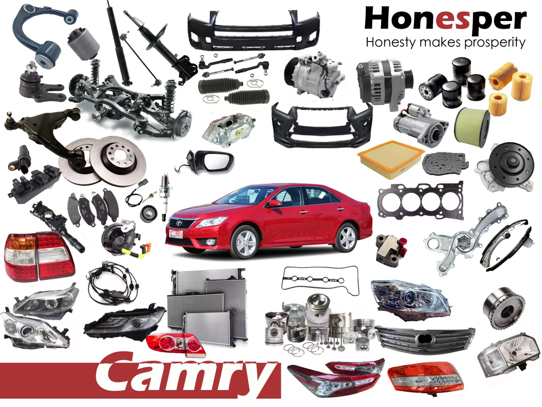 Боковое зеркало для Toyota Camry 2012-2017 (87940-06491, 87910-06491)