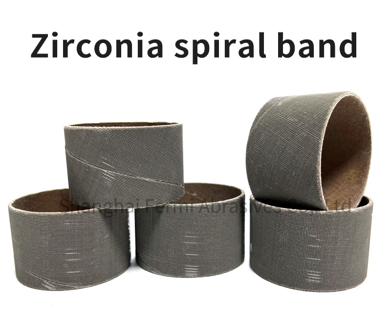 Trizact Abrasive Spiral Band for Stainless Steel Grinding Polishing