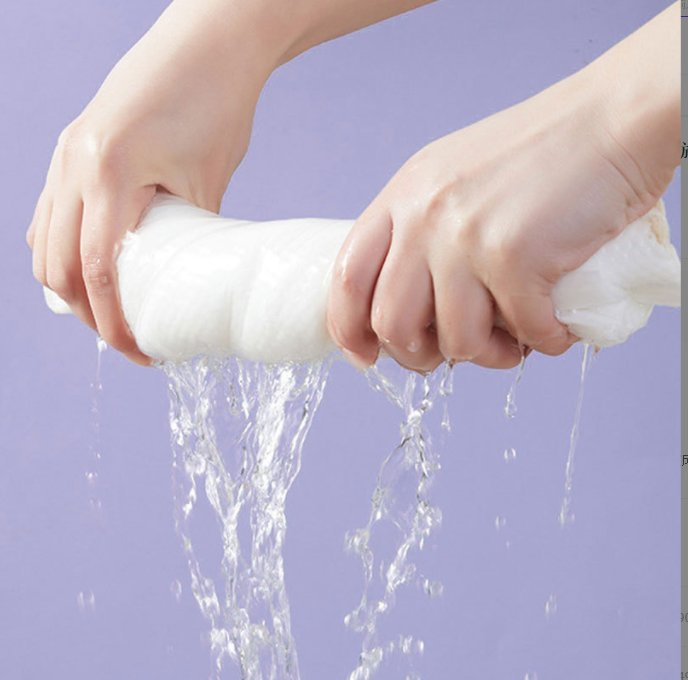 90GSM 24cm*30cm Nonwoven Compressed Towel