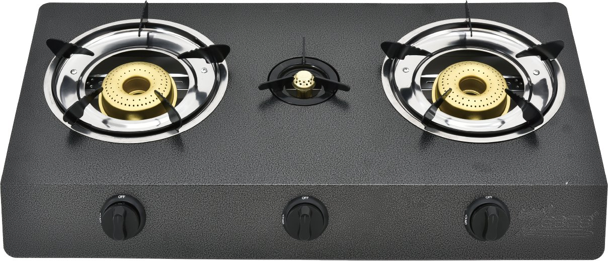High Efficiency 3-Burner Flame Gas Cooking Stove
