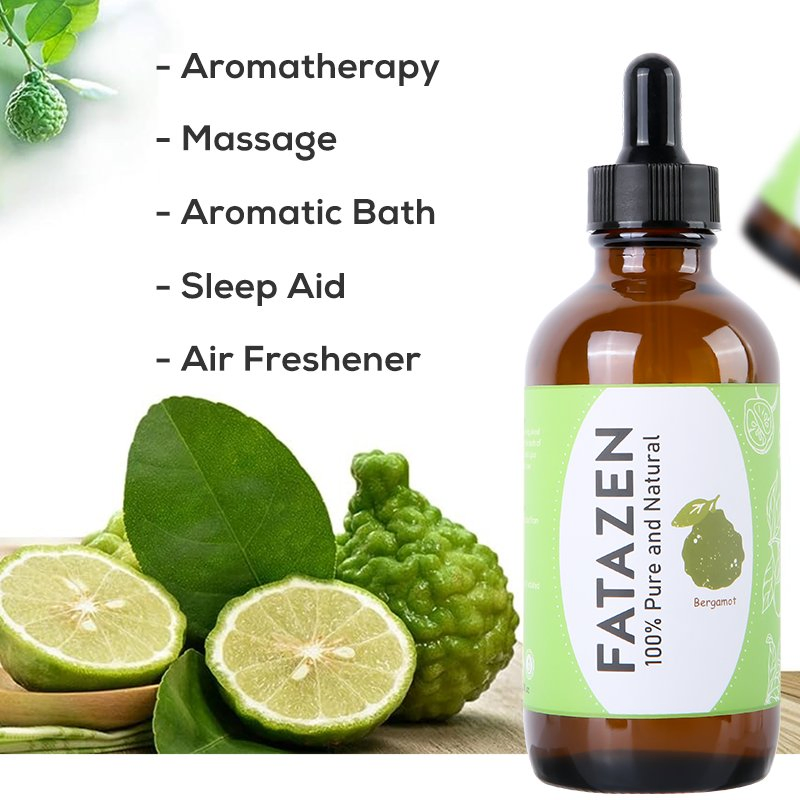 Natural Stress Relief Promotes Sleep Quality Relaxing Body Bergamot Massage Essential Oil