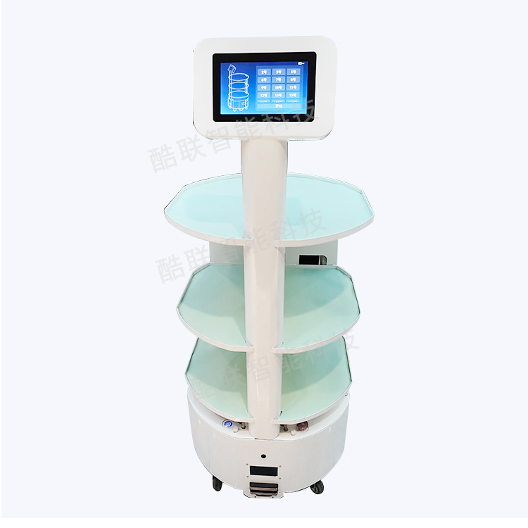 Laser Navigation Intelligent Robot: Dual Functions of Advertising & Automatic Food Delivery