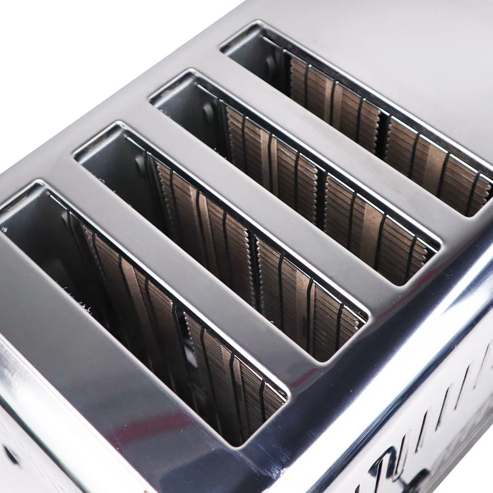 Modern High-Quality Stainless Steel Toaster with Adjustable Browning Features