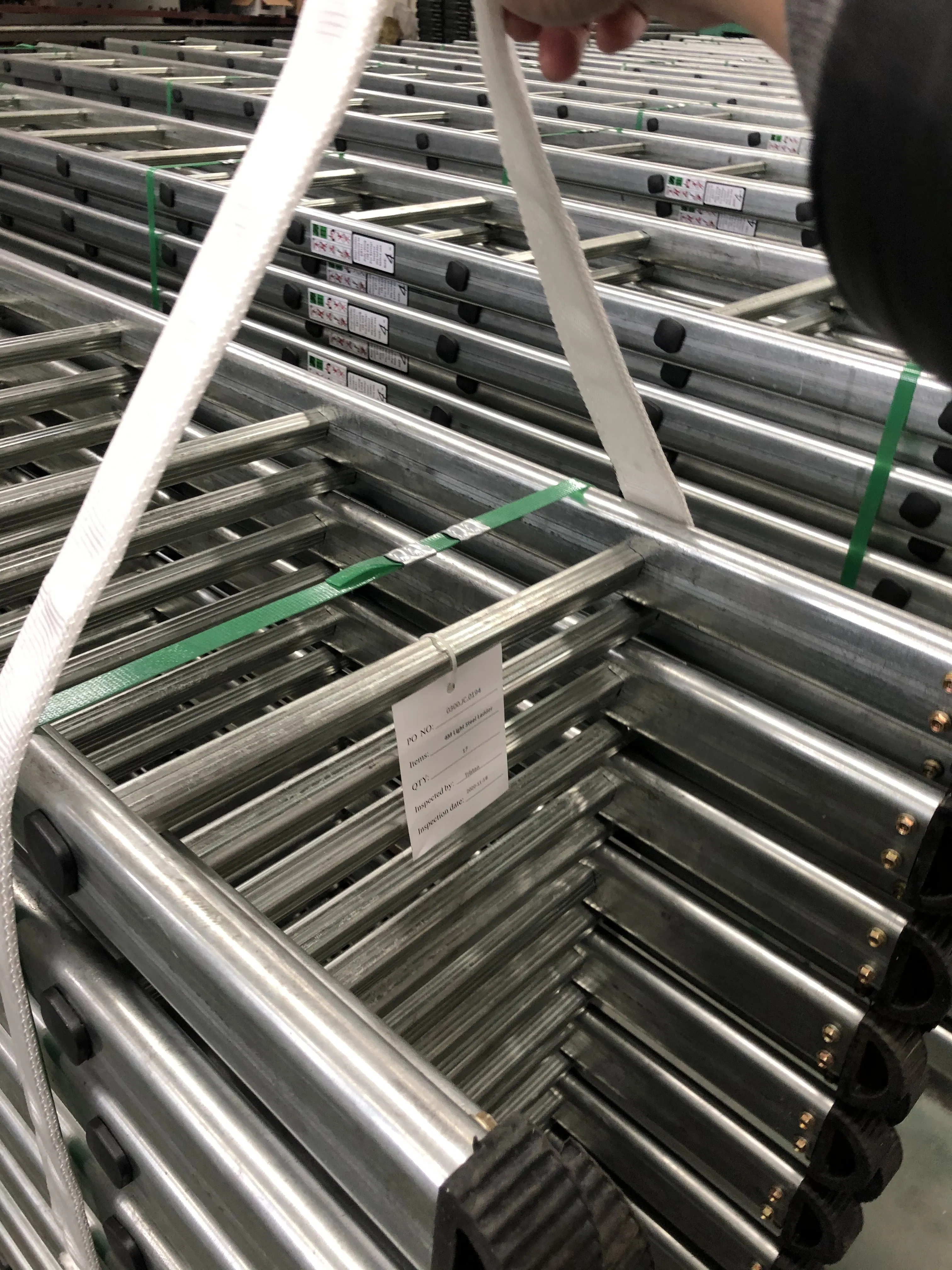 Reliable Light Steel Ladder for Construction and Maintenance Work