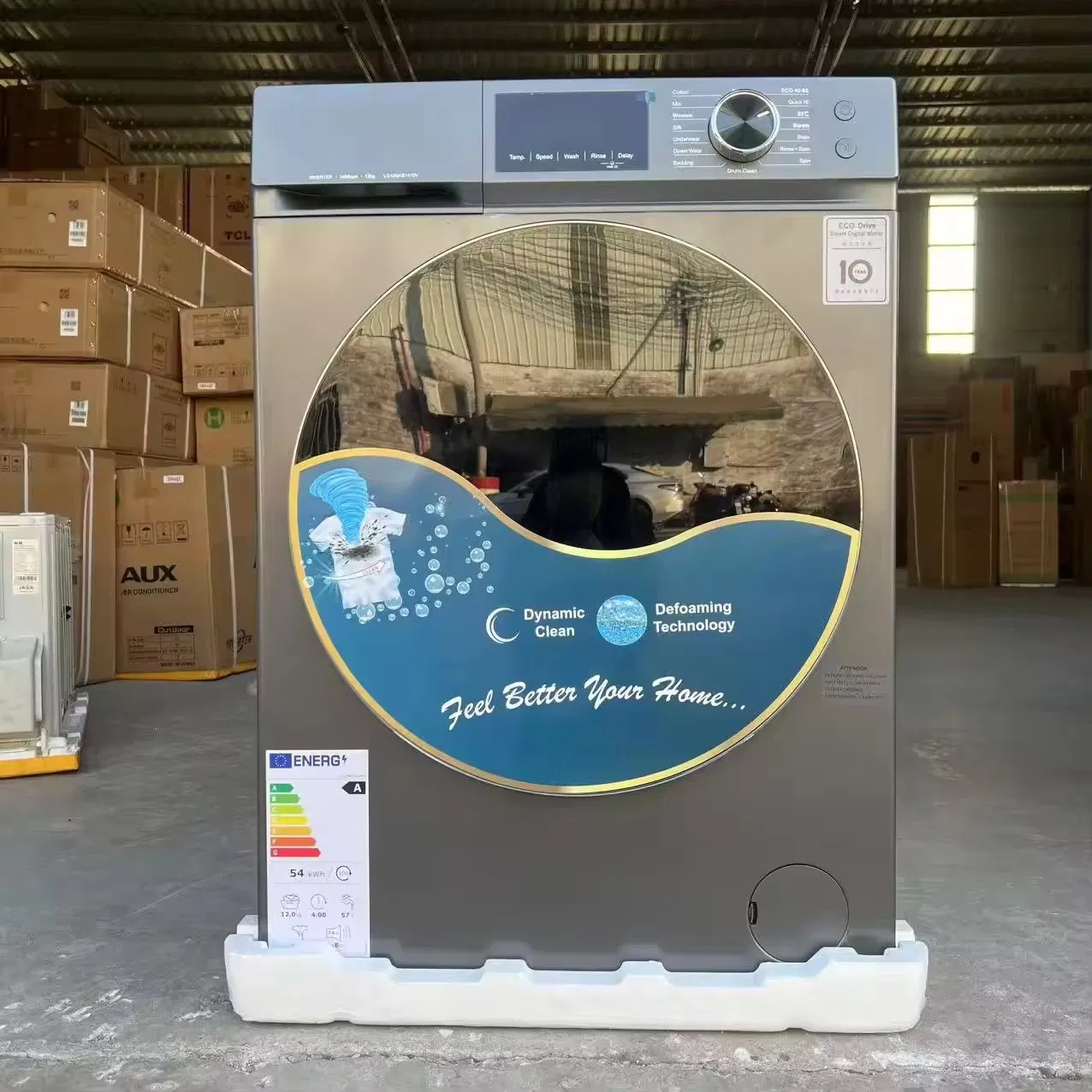 8kg10kg 12kg 14kg EU Standard Home Household Front Loading Washing Machine