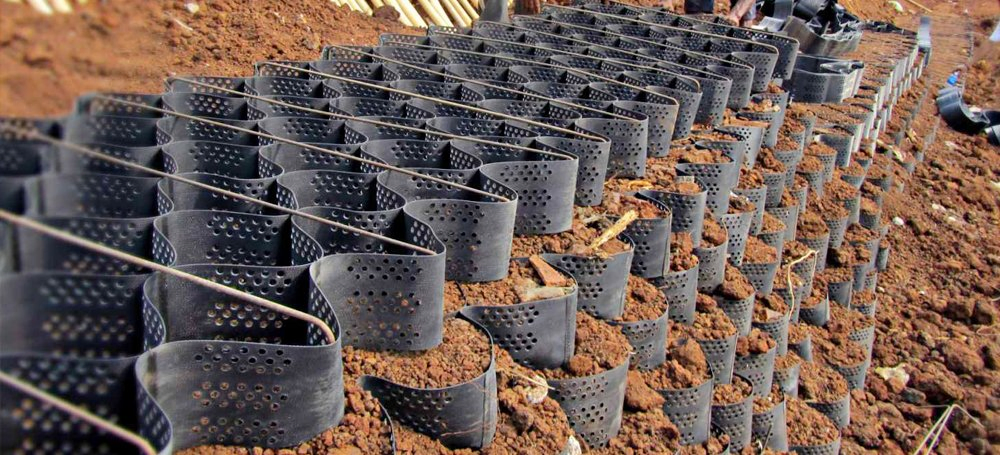 Airport Runway Slope Protect HDPE Geocell