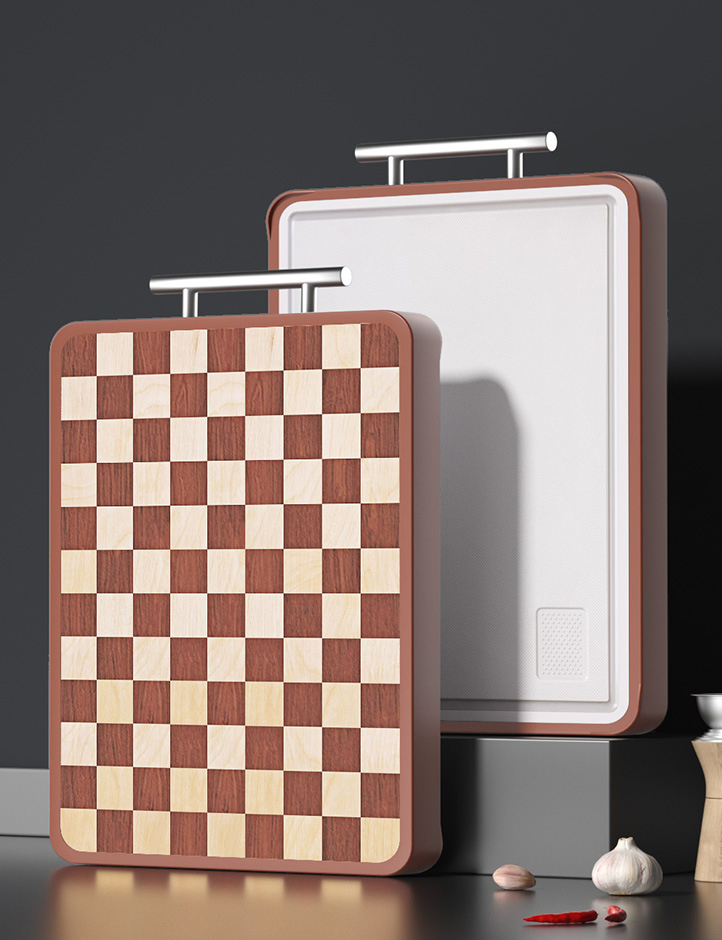 Resistant Home Cutting Board Red Grid Cutting Board Checkerboard Sticky Knife Board