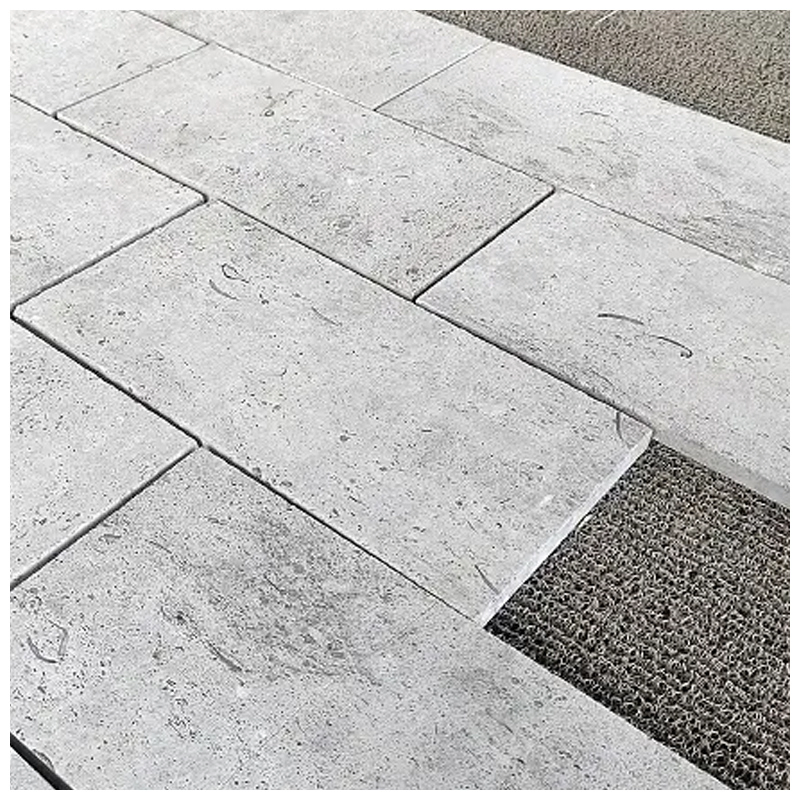 Grey Limestone Brick Floor and Wall Paving Tiles