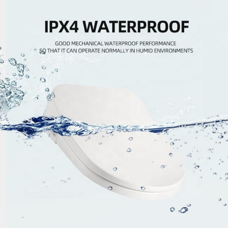 Smart Bidet Seat Intelligent Toilet Seat with Soft Close Dual Nozzle Self-Cleaning