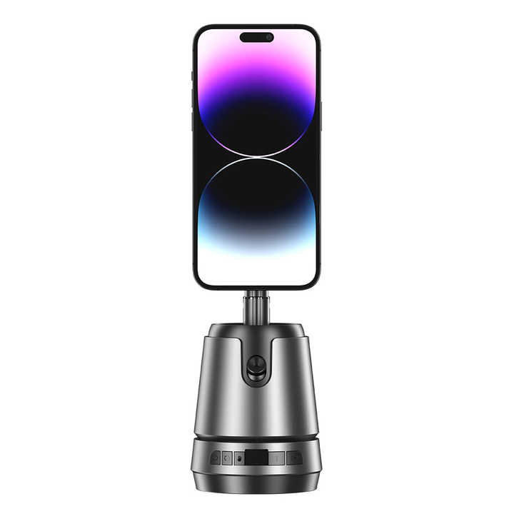 Ai Face Tracking Gimbal Tiktok Shooting Remote Control Phone Holder Magesafe Q05 Selfie Stick with 360 Degree Rotation