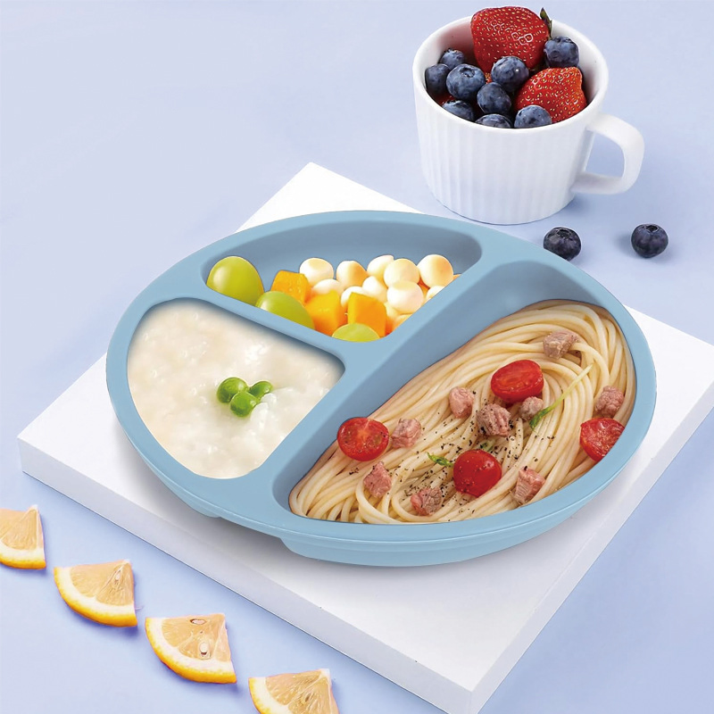 Seperated Silicone Suction Plate for Baby and Toldler