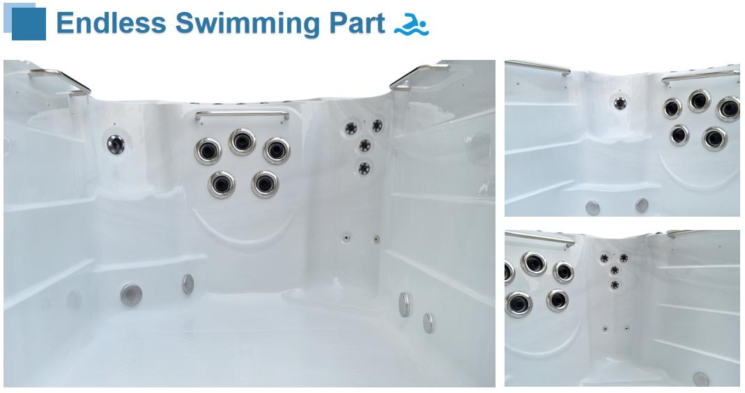 Плавательный СПА-бассейн с функцией серфинга