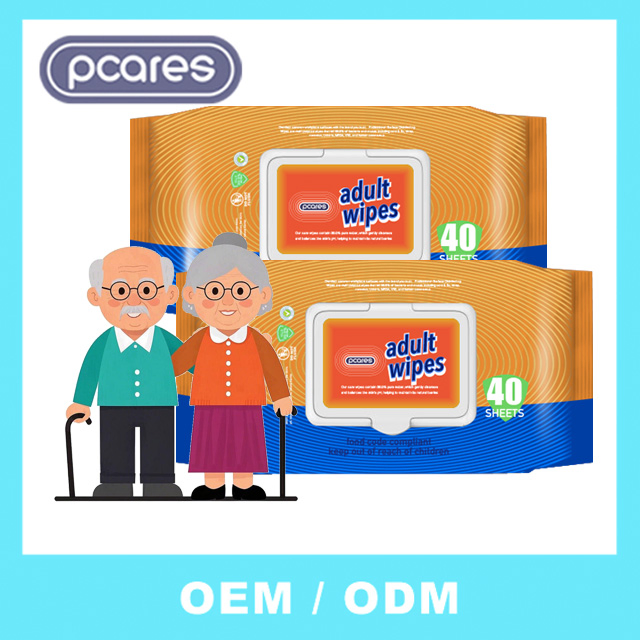Extra Large Size Cleansing Body Wet Wipes Personal Care Hypoallergenic Adult Wipes