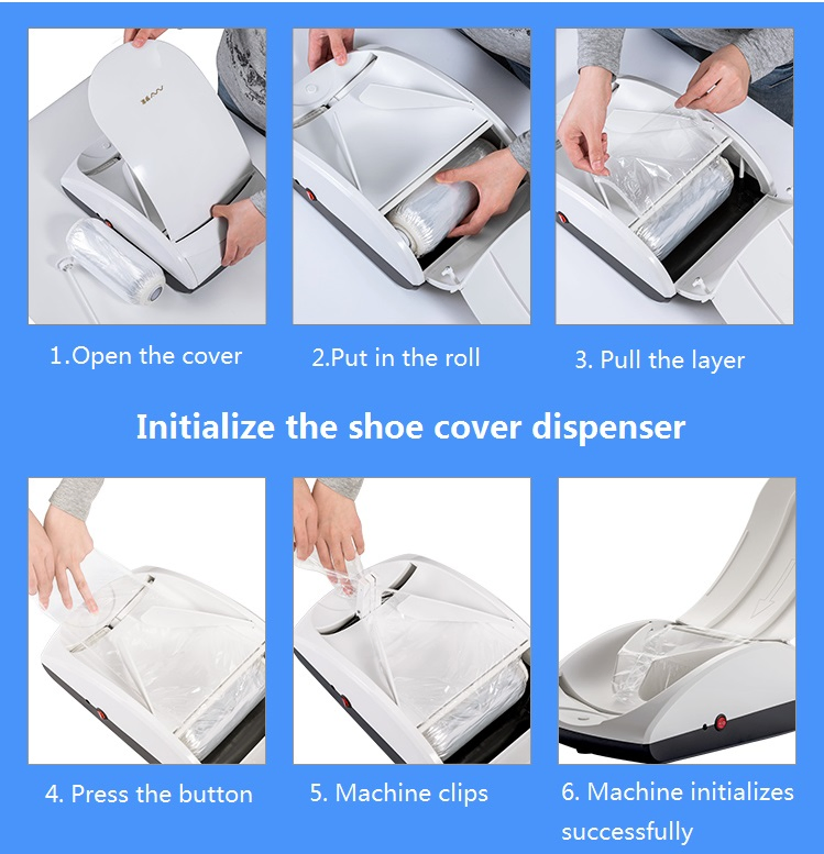 Joyclean Electric Shoe Cover Dispenser Automatic Shoe Cover Machine