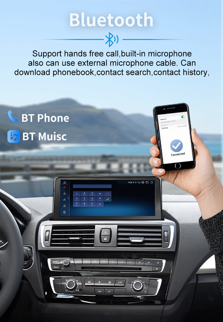 Android CarPlay GPS Radio System for BMW 1 Series F20 F21 F22 F23
