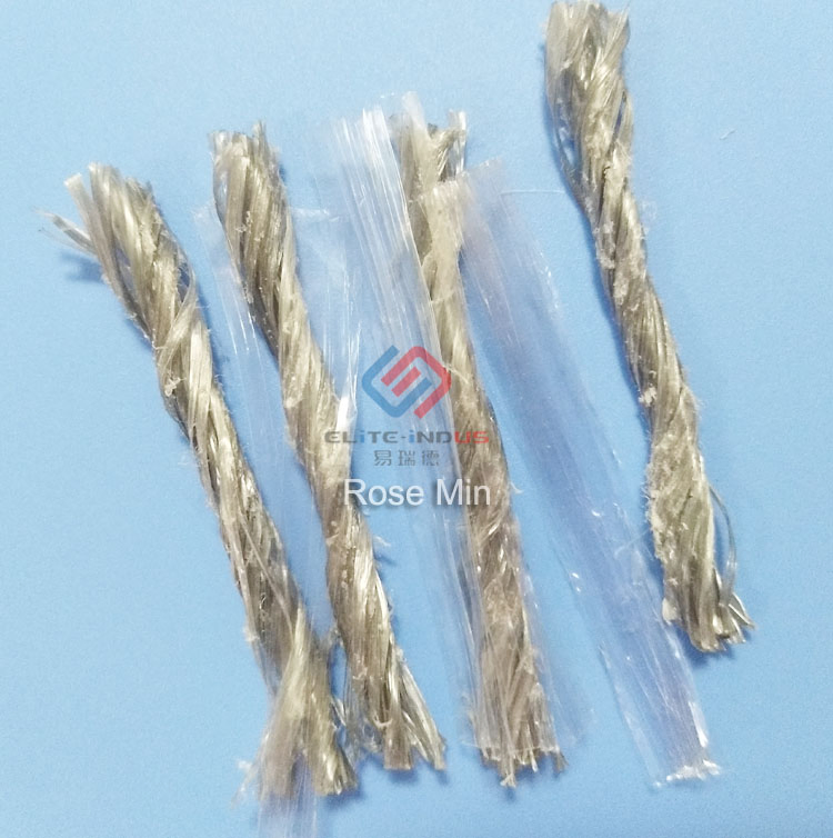 PP Hybrid Fibre 54mm for Concrete Improvement
