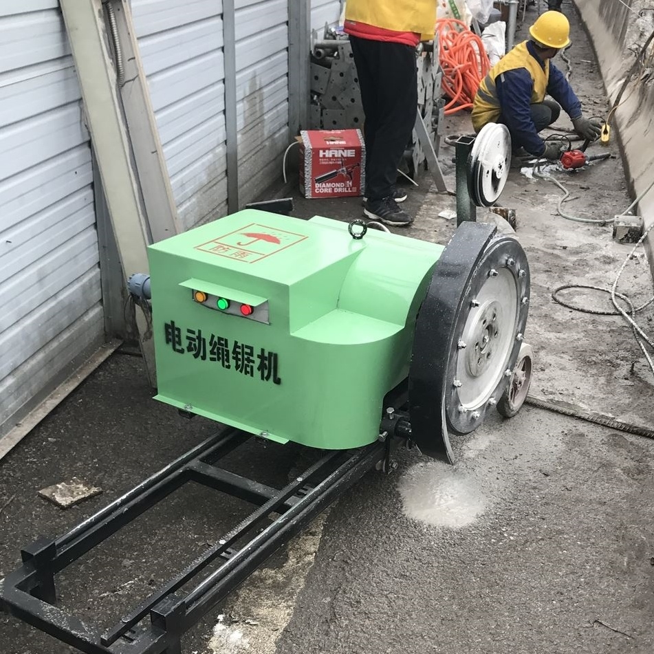 Высокоскоростная электрическая пила с алмазным тросом