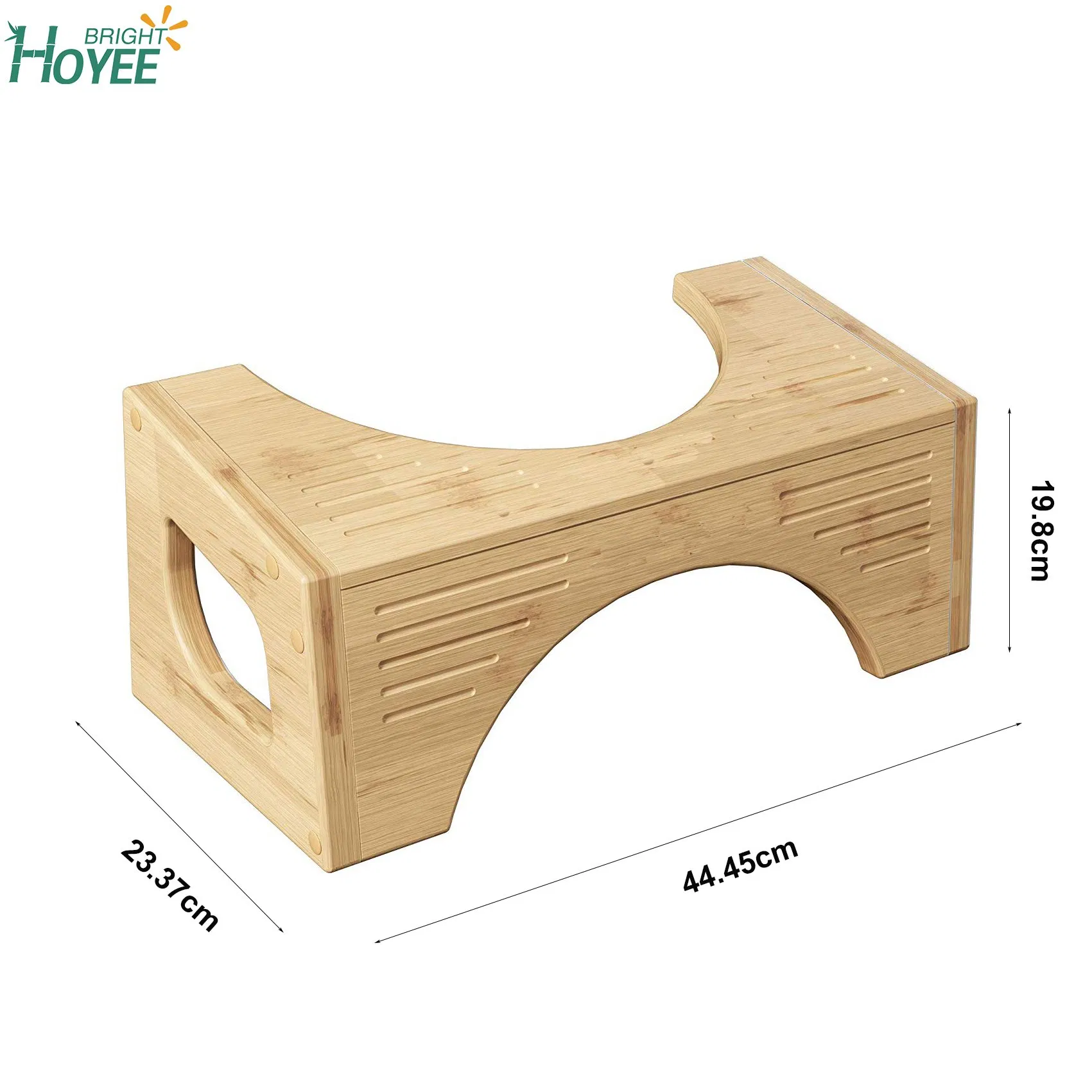 Табурет-подставка для унитаза Bamboo Flip Original, 7 и 9 дюймов