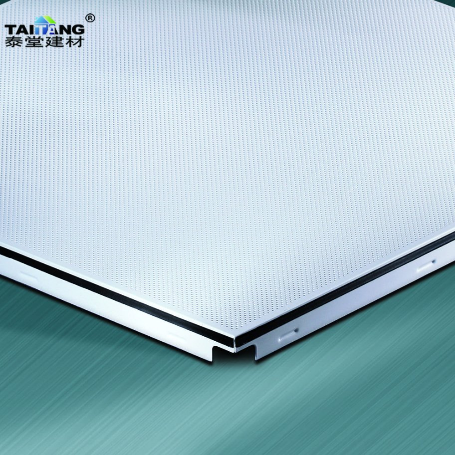 Metal Baffle Ceiling Clip-in Decorative Suspended Ceiling Tiles 1200 X 600
