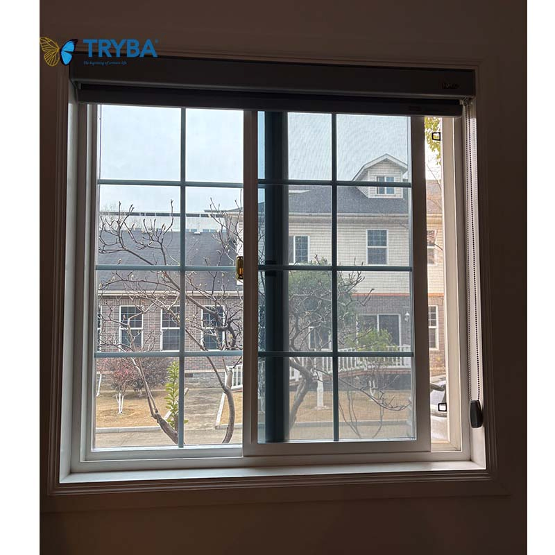 China Factory Nafs Certified American Style Grill Design Ventanas De Double Glazed Flanged UPVC Vinyl Sliding Windows with Nailing Fin for Kitchen Bathroom