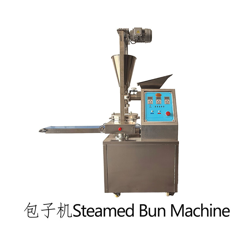 3-in-1 Dumpling Maker Machine: Mix Dough, Portion Filling, Shape Buns Stainless Steel Shell