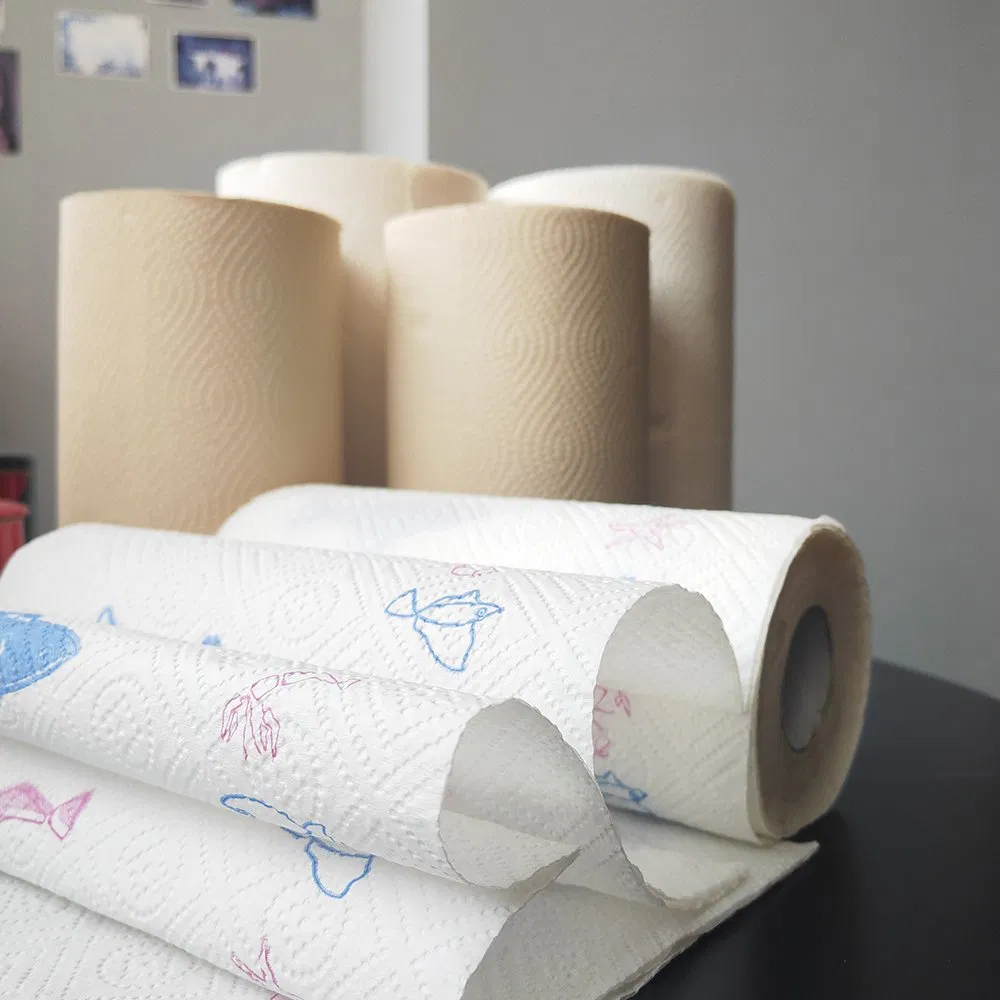 Super Quality Organic Disposable Kitchen Paper Towel Roll for UK Market