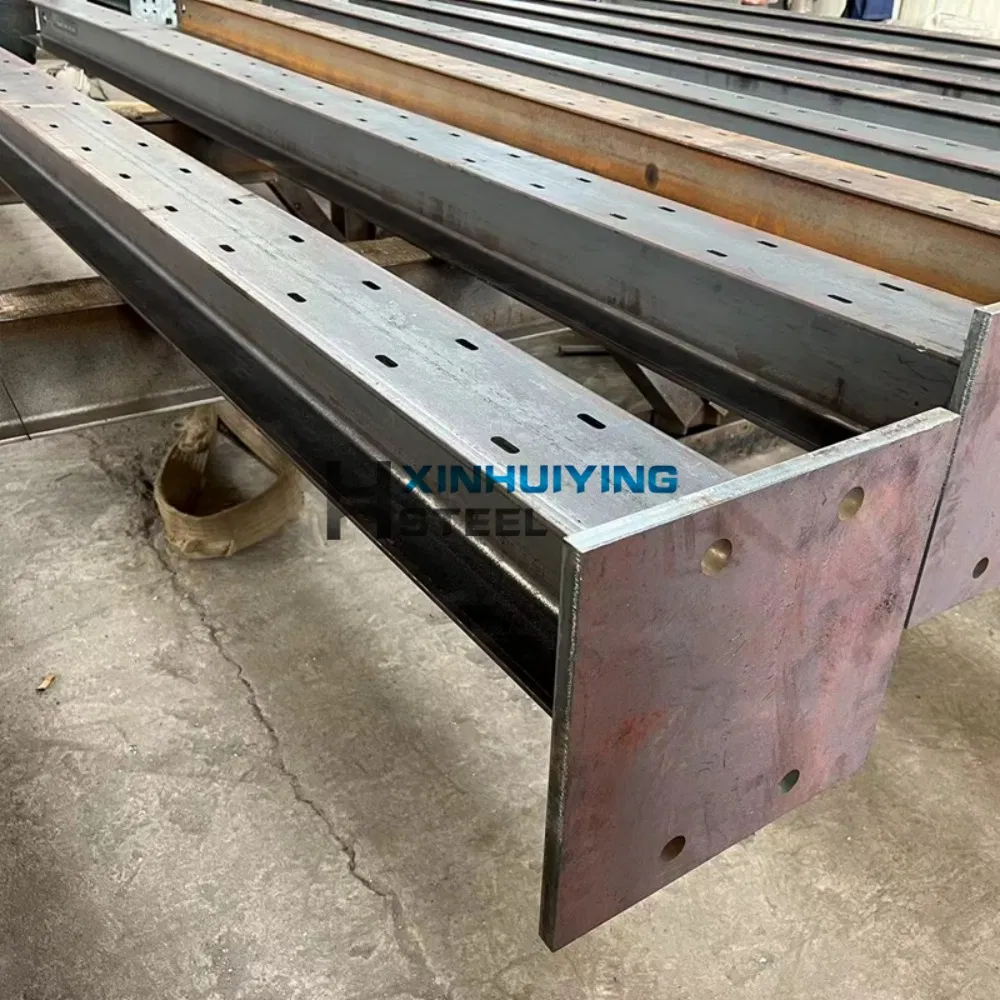 Australian Airport Steel Structural Perforated Universal Column Welded H Fencing Post