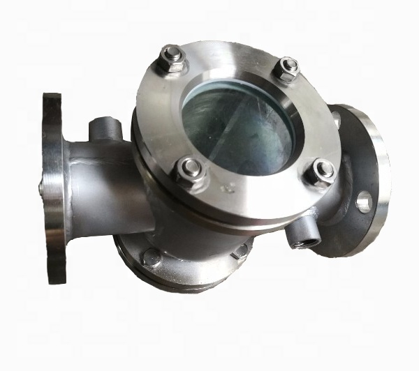 Sanitary Grade Stainless Steel Manual Sight Glass with Brush