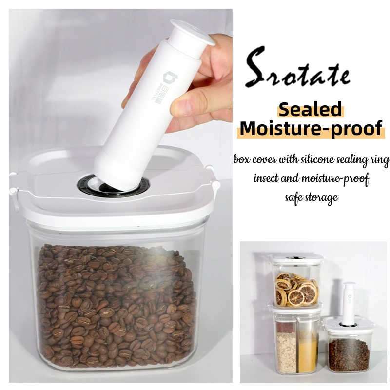 Bestfull Fresh and Moisture-Proof Vacuum Plastic Sealed Storage Jar for Kitchen Storage