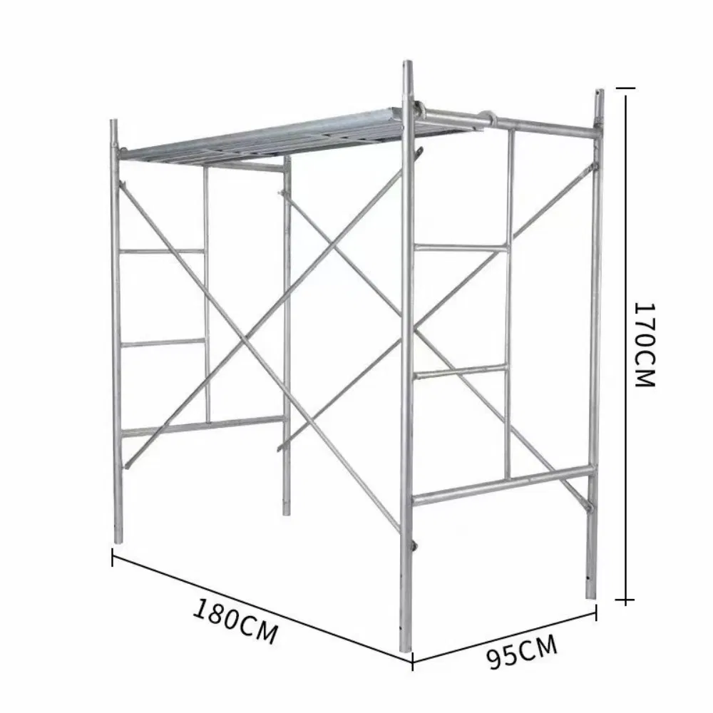 Steel Ringlock System Safe Construction Layher Scaffold for Sale