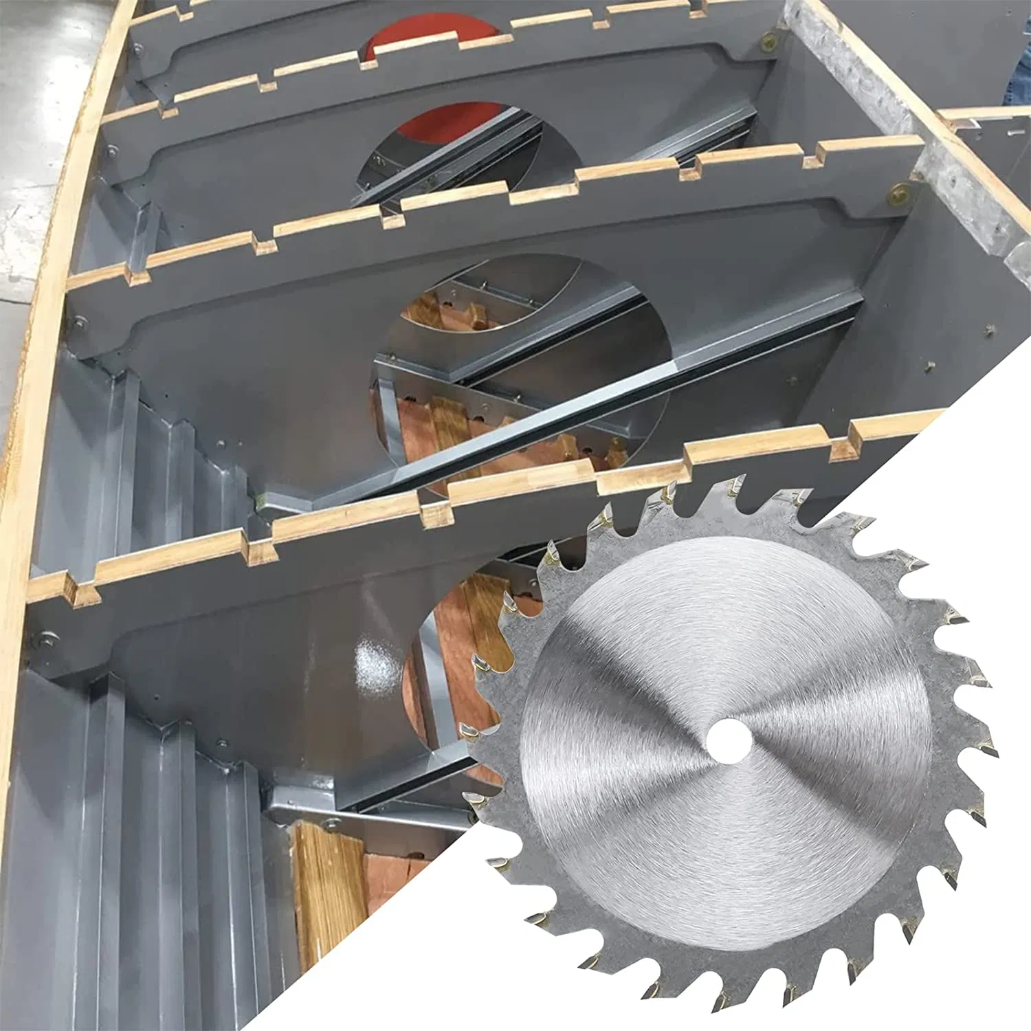 250mm Tct Circular Saw Blade for Wood Cutting Hard Alloy Steel Material