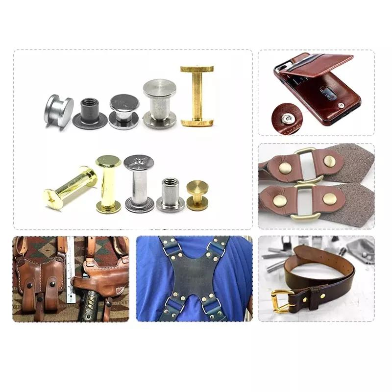Заклёпки Chicago Screw из нержавеющей стали и меди, M3-M12