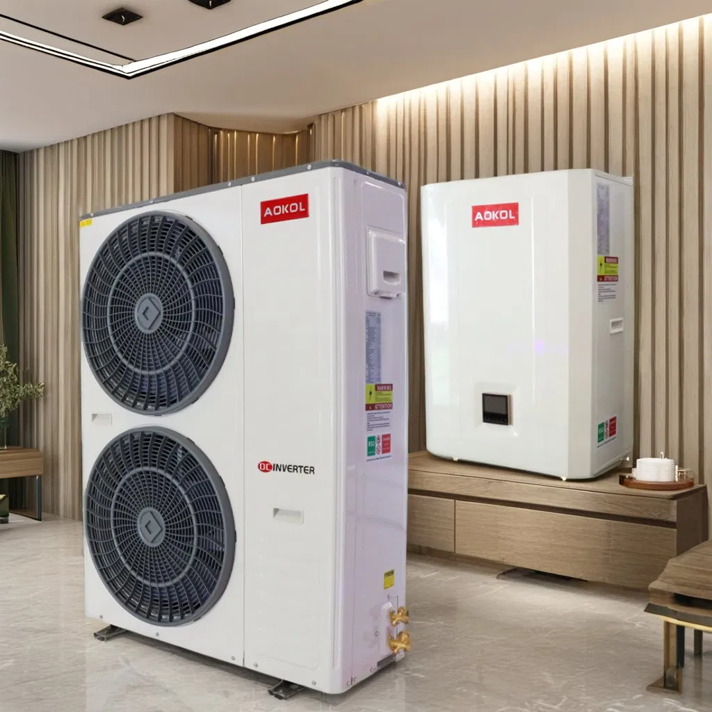 Aokol R32 -35c Low Temp. 30kw Air to Water Heat Pump, Floor Heating Cooling and Domestic Hot Water Heat Pump, Smart WiFi Control High Cop a+++ Europe Heat Pumps