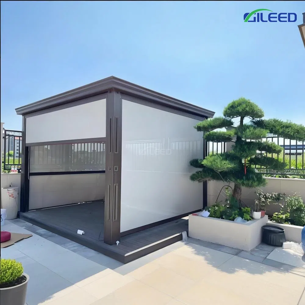 Durable Outdoor Windproof Roller Shutters Motorized UV Resistant Rainproof Blackout