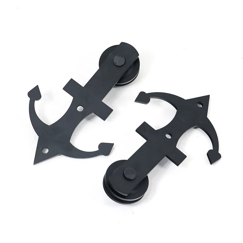 Anchor Shaped Barn Door Hardware Kit Double Door