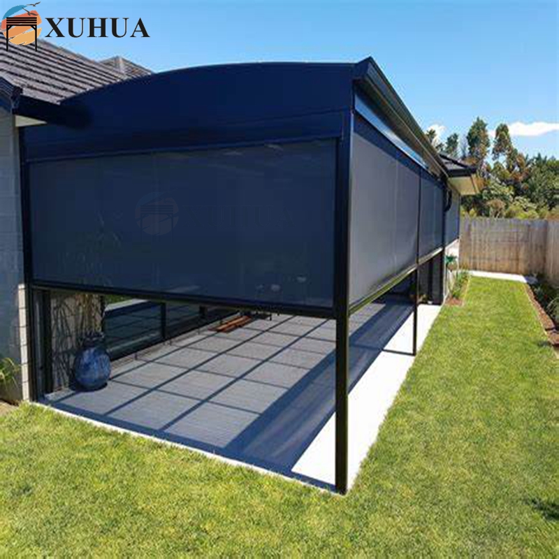 Xuhua Roller Blinds Motorized Zip Track Electronic Waterproof Outdoor Venetian Roller Shades